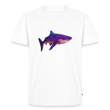 A giant among fish: the whale shark - Men's Premium Organic T-Shirt - white - Front - Nico (187cm)