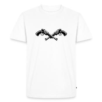 Armes - T-shirt Premium bio Homme - blanc - Devant - Nico (187cm)
