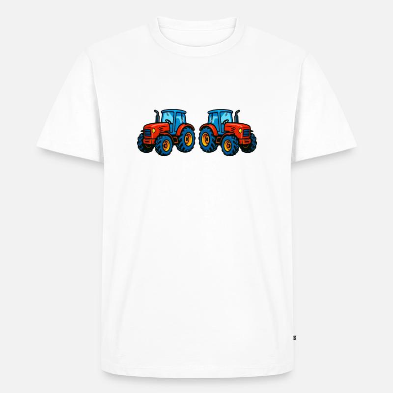 trekker 2 - Männer Premium Bio T-Shirt - Weiß