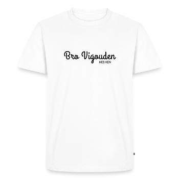 Bretagne - Pays Bigouden heb ken - T-shirt Premium bio Homme - blanc - Devant - Nico (187cm)