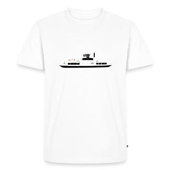 Ferry de Suomenlinna - T-shirt Premium bio Homme - blanc - Devant - Nico (187cm)