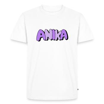 Anonyme - T-shirt Premium bio Homme - blanc - Devant - Nico (187cm)