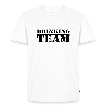 équipe D2 - team - T-shirt Premium bio Homme - blanc - Devant - Nico (187cm)
