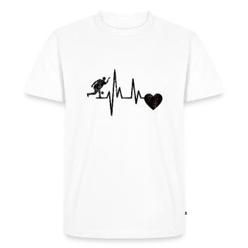 Bowling Bowling Ball Bowler Bowler Bowler Gift - Men's Premium Organic T-Shirt - white - Front - Nico (187cm)