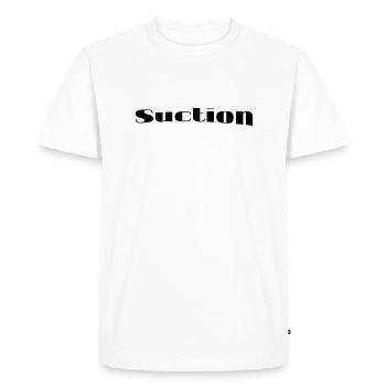 Succion - T-shirt Premium bio Homme - blanc - Devant - Nico (187cm)
