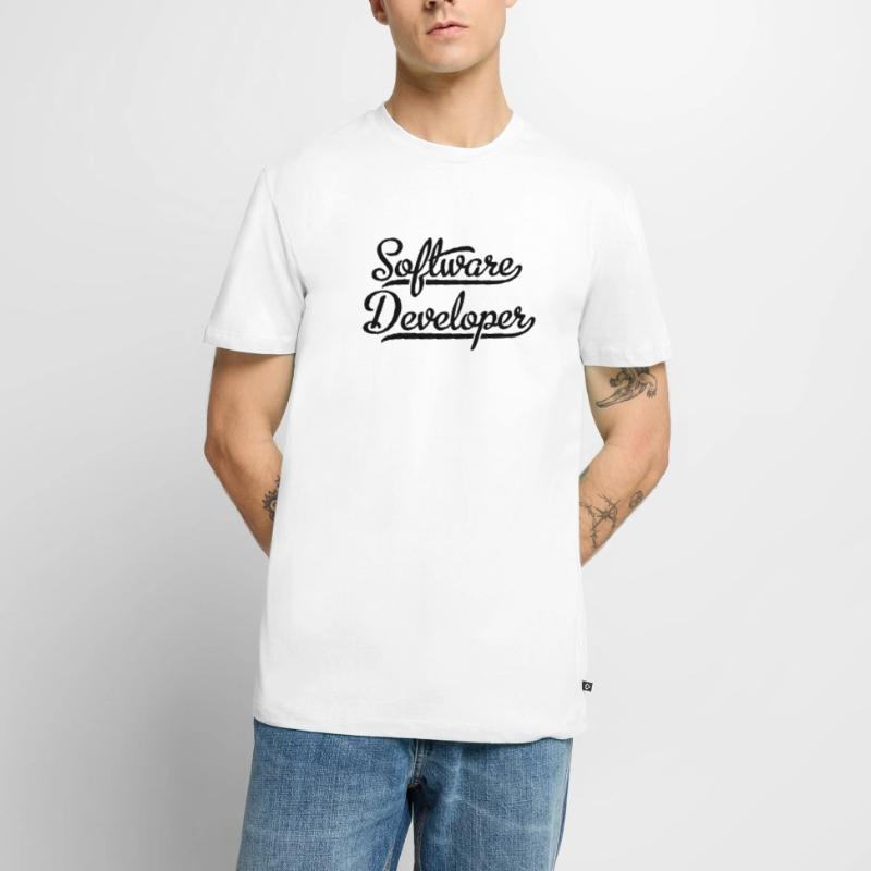 Software Developer Men's Premium Organic T-Shirt