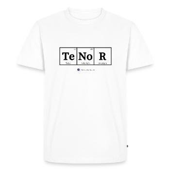Tenor (light fabrics) - Men's Premium Organic T-Shirt - white - Front - Nico (187cm)