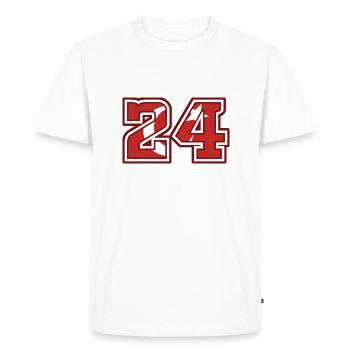 Erzincan - Men's Premium Organic T-Shirt - white - Front - Nico (187cm)