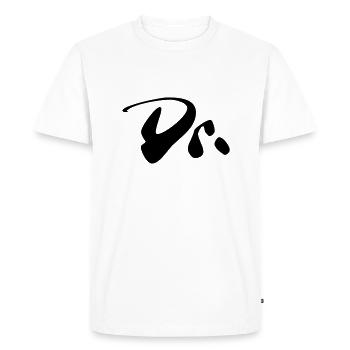 Dr - Männer Premium Bio T-Shirt - Weiß - Vorne - Nico (187cm)