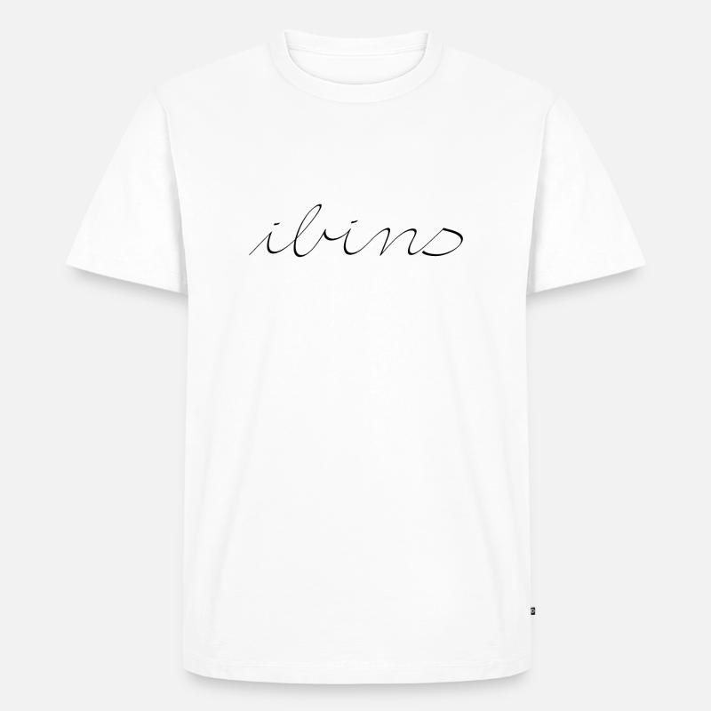 ibins - Männer Premium Bio T-Shirt - Weiß