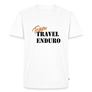 Team Travel Enduro - MarokkoTour2024.de - T-shirt Premium bio Homme - blanc - Devant - Nico (187cm)