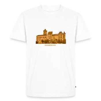 Musée de Ronneburg Burg Hessen Altwiedermus - T-shirt Premium bio Homme - blanc - Devant - Nico (187cm)