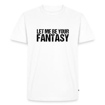 musique techno let me be your fantasy cadeau - T-shirt Premium bio Homme - blanc - Devant - Nico (187cm)