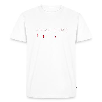 My Worst Nightmare Funny Tee for Nerd Geek and - Men's Premium Organic T-Shirt - white - Front - Nico (187cm)