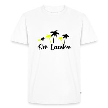 Sri Lanka 1 - T-shirt Premium bio Homme - blanc - Devant - Nico (187cm)