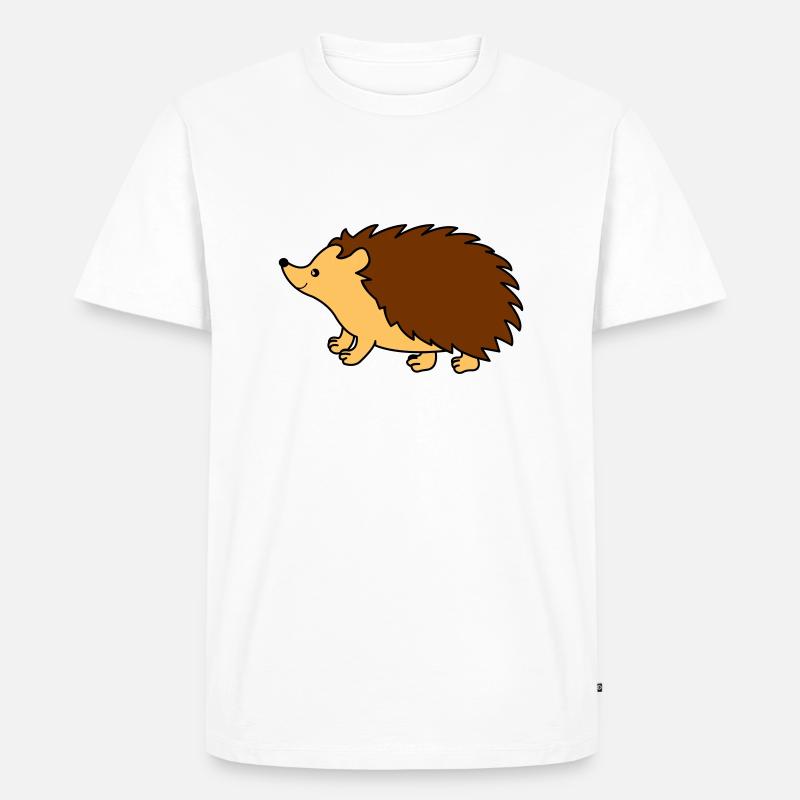 igel comic - Männer Premium Bio T-Shirt - Weiß