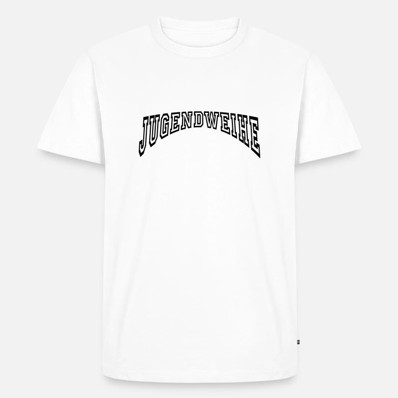 Jugendweihe - Männer Premium Bio T-Shirt - Weiß