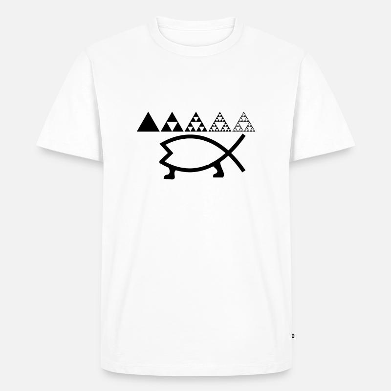 Evolution - Men's Premium Organic T-Shirt - white