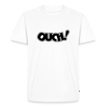 Comic Ouch Gift Gift Idea - Men's Premium Organic T-Shirt - white - Front - Nico (187cm)