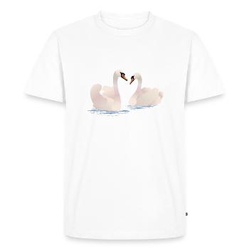 Swans - Men's Premium Organic T-Shirt - white - Front - Nico (187cm)