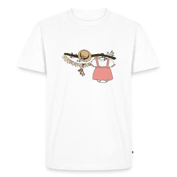 Bébé - T-shirt Premium bio Homme - blanc - Devant - Nico (187cm)