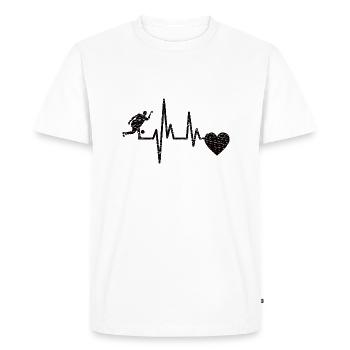 Bowling Skittles Cadeau Bowling Ball Kegel Bowler - T-shirt Premium bio Homme - blanc - Devant - Nico (187cm)
