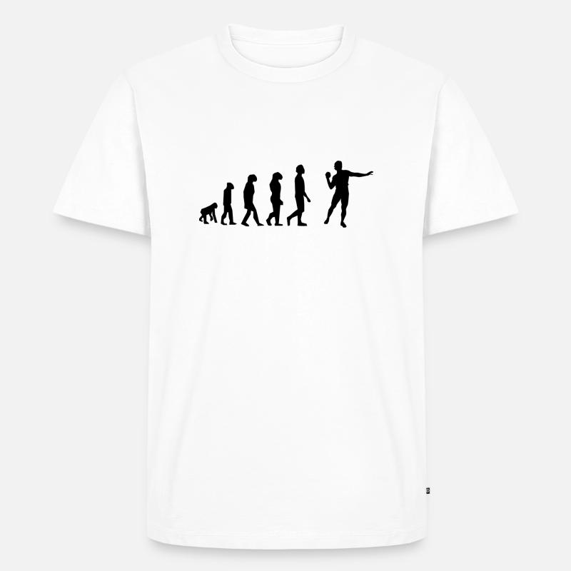 Evolution - Men's Premium Organic T-Shirt - white