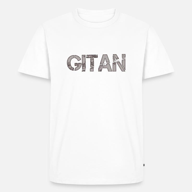 Gitan - T-shirt Premium bio Homme - blanc
