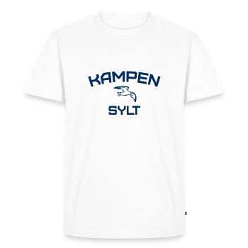 Sylt - North Sea - Germany - Kampen - Island - Men's Premium Organic T-Shirt - white - Front - Nico (187cm)