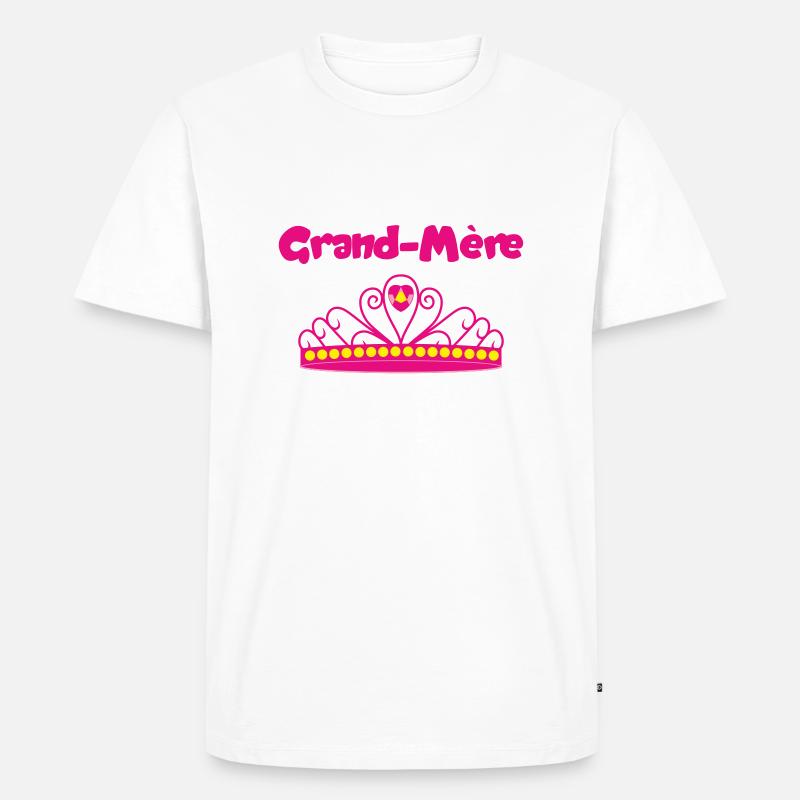 Großmutter - Männer Premium Bio T-Shirt - Weiß