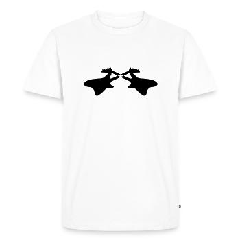 E Guitars 01 - Men's Premium Organic T-Shirt - white - Front - Nico (187cm)