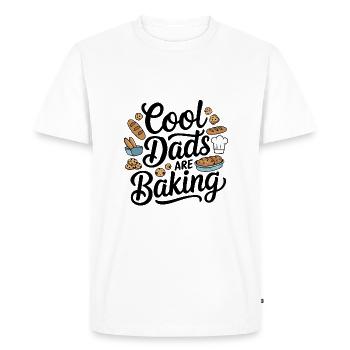 Baking Cool Dads - Men's Premium Organic T-Shirt - white - Front - Nico (187cm)