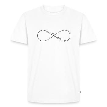 Mathilda Name Infinity Symbol - Men's Premium Organic T-Shirt - white - Front - Nico (187cm)