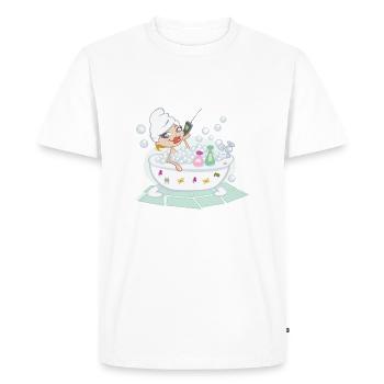 bath bath bathtub bathtub shower shower6 - Men's Premium Organic T-Shirt - white - Front - Nico (187cm)