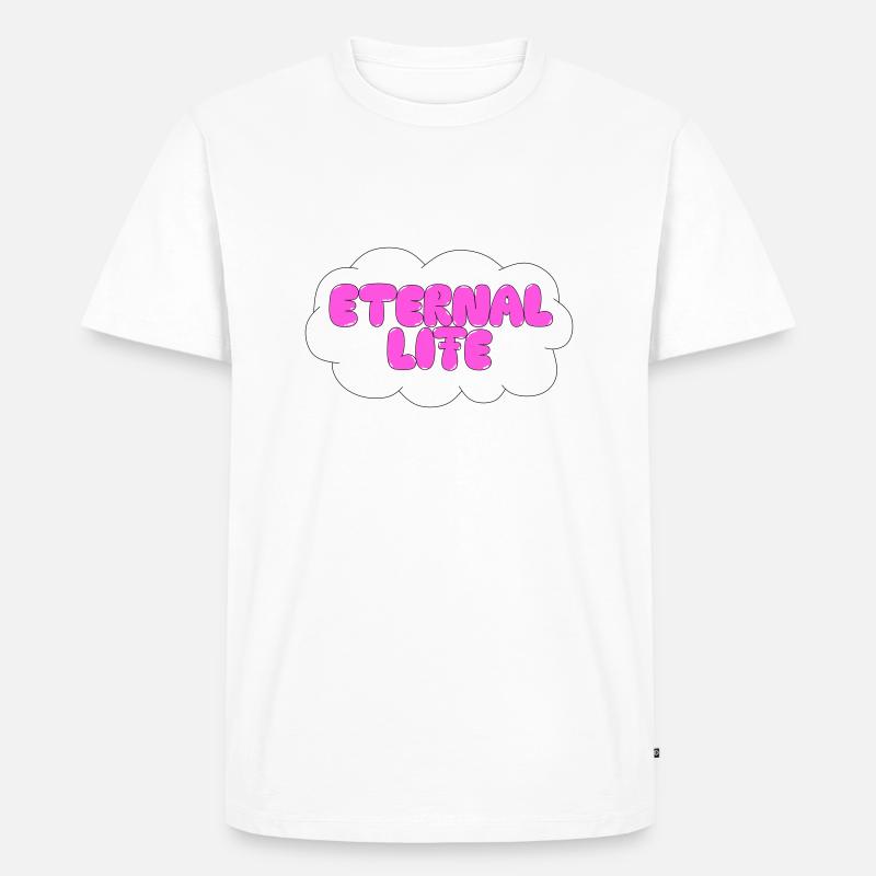 Eternal Life - Männer Premium Bio T-Shirt - Weiß
