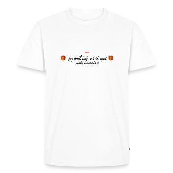JOYEUX ANNIVERSAIRE - T-shirt Premium bio Homme - blanc - Devant - Nico (187cm)