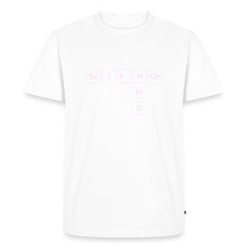Drôle de dicton pour les chercheurs et les nerds - T-shirt Premium bio Homme - blanc - Devant - Nico (187cm)