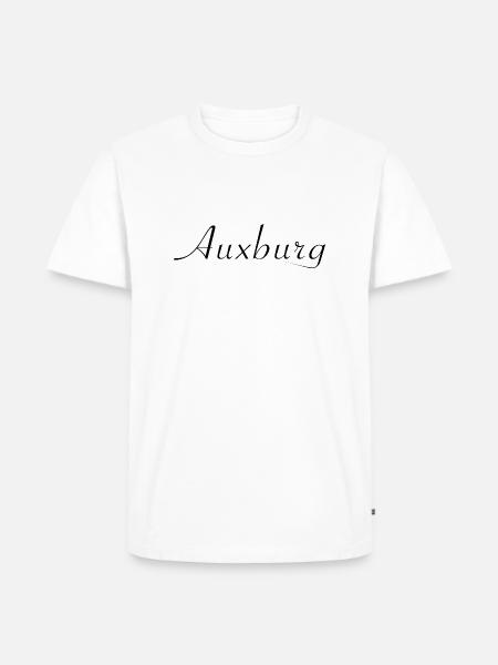 Auxburg - Männer Premium Bio T-Shirt - Weiß