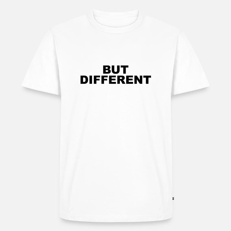 Same Same but different - Männer Premium Bio T-Shirt - Weiß