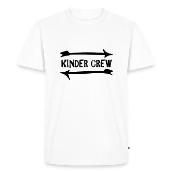Children crew - Men's Premium Organic T-Shirt - white - Front - Nico (187cm)