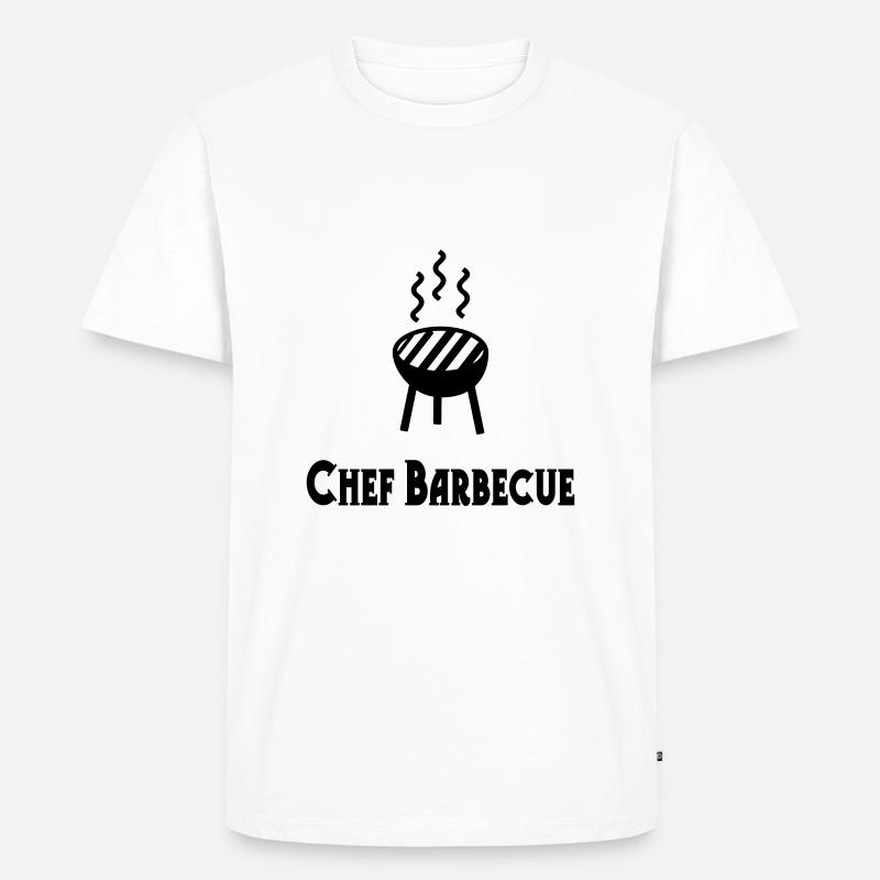 Chef Barbecue - Männer Premium Bio T-Shirt - undefined
