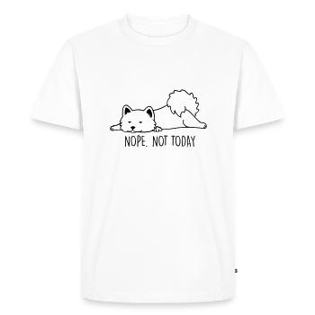 Dog life - Men's Premium Organic T-Shirt - white - Front - Nico (187cm)