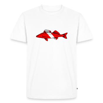Zander by Scuba.Style - Men's Premium Organic T-Shirt - white - Front - Nico (187cm)