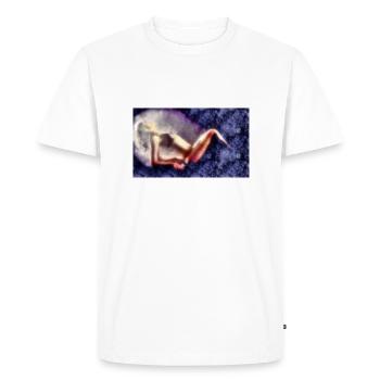 girl rain - Men's Premium Organic T-Shirt - white - Front - Nico (187cm)
