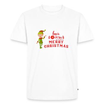 Onze - T-shirt Premium bio Homme - blanc - Devant - Nico (187cm)