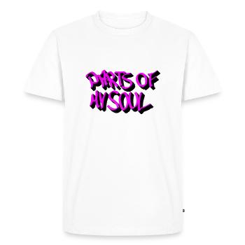 parties de mon âme - T-shirt Premium bio Homme - blanc - Devant - Nico (187cm)