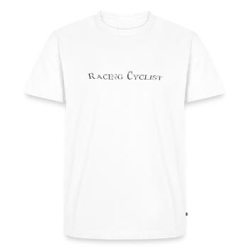 Cycliste de course - T-shirt Premium bio Homme - blanc - Devant - Nico (187cm)