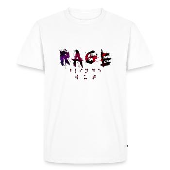 FURIE - T-shirt Premium bio Homme - blanc - Devant - Nico (187cm)