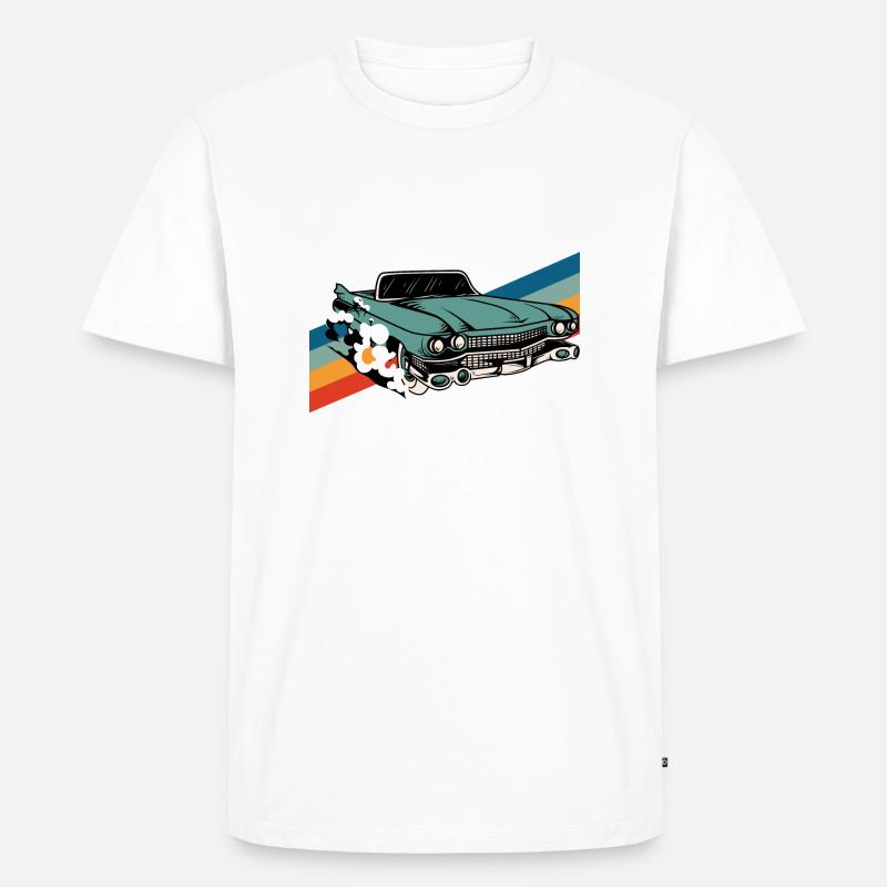 Oldtimer - Oldtimer - Männer Premium Bio T-Shirt - Weiß