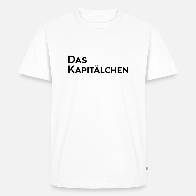 Das Kapitälchen - Männer Premium Bio T-Shirt - Weiß